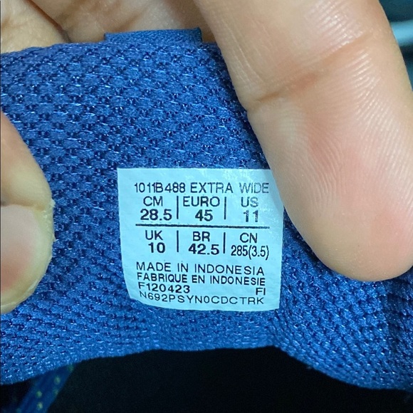 ASICS Gel-Venture 9 Men's Blue Yellow Gray Green Running Sneakers - Picture 17 of 17